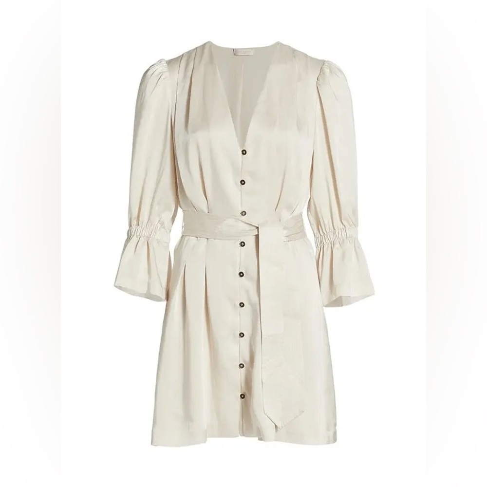 Ramy Brook Claudia V-Neck Shirtdress Small